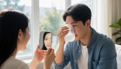 콧등을 부딪혔는데 모양이 휜 것처럼 보여요, 48시간이 가른다