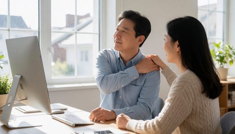 목을 돌릴 때마다 어깨까지 찌릿하게 저려요, 흔한 오해 3가지