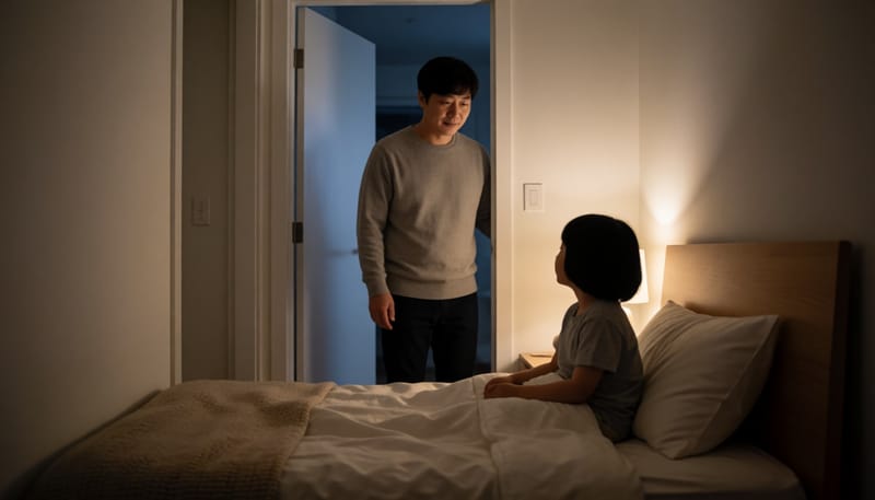 자다가 벌떡 일어나 소리 지르며 우는 아이, 집에서 먼저 볼 것