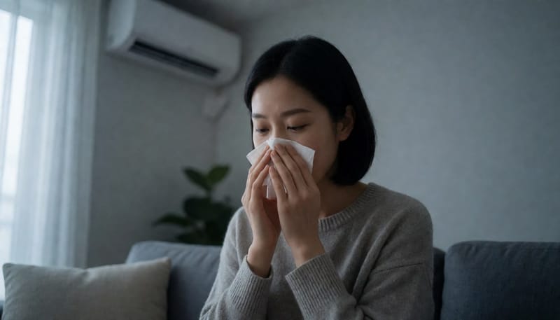 에어컨 튼 방에서 유독 심해지는 코피, 습도부터 살펴야 하는 이유