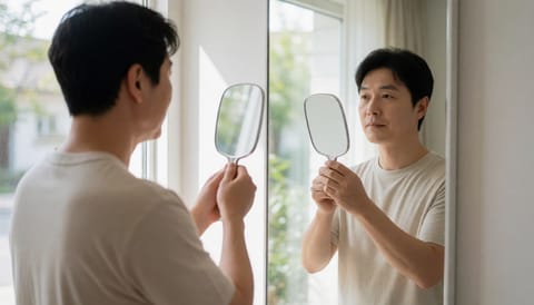 환절기 아침, 한쪽 눈꺼풀이 자꾸 처지고 무거워요