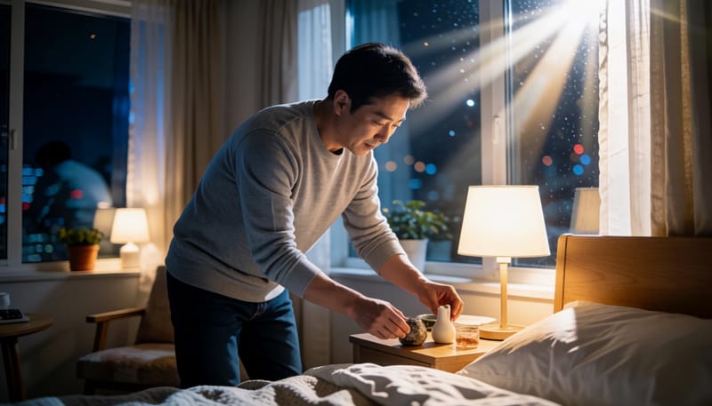 잠들기 전 물건 순서를 맞춰야만 마음이 놓이는 아이와 어른의 차이