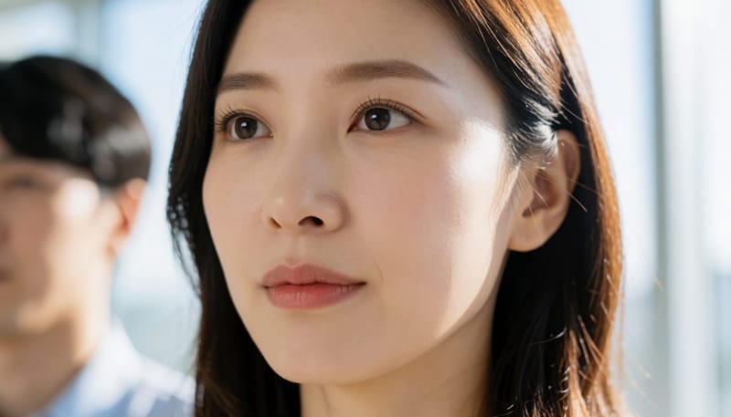 입 안쪽 점막을 클로즈업한 모습