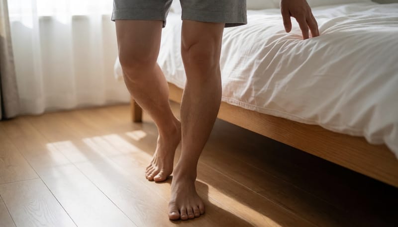 아침 첫발 디딜 때 발바닥이 찌릿하다면, 골든타임을 확인하세요