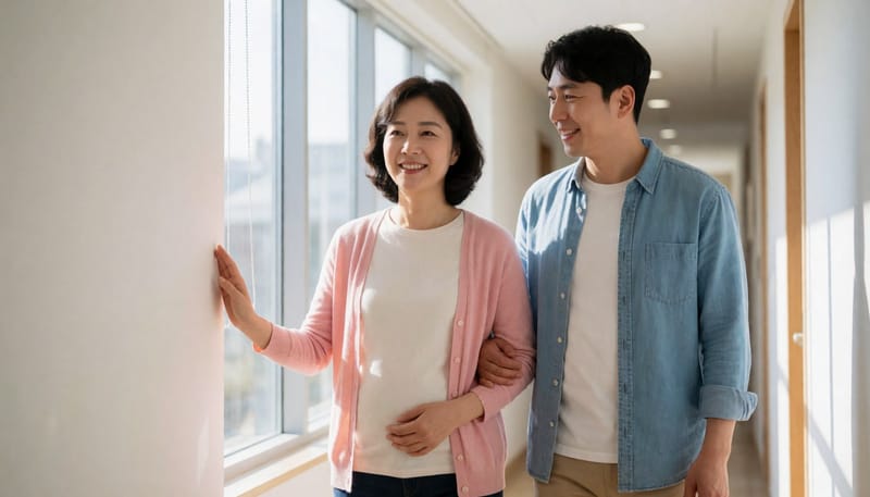 출산하고 나서 걸을 때마다 골반 앞쪽이 쩍 벌어지는 느낌이에요