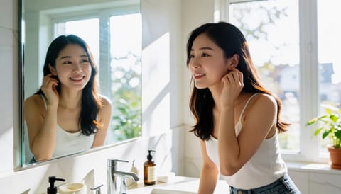 환절기마다 귀 앞쪽 작은 구멍에서 냄새나는 진물이 나와요, 자가관리법