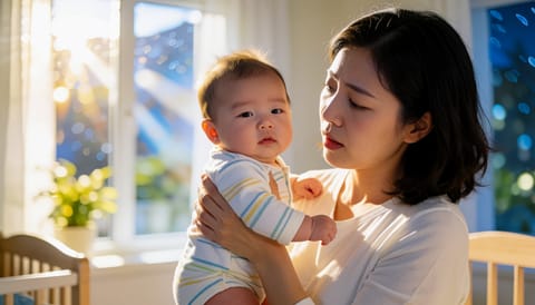 환절기에 아기가 쌕쌕거리면서 숨을 가쁘게 쉬어요, 언제 심각할까