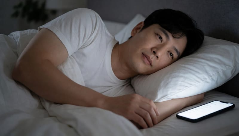 작은 실수도 계속 곱씹어요, 잠자리에서 반복되는 그 장면