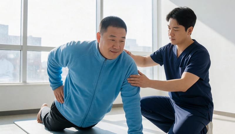 약물치료와 함께 운동치료를 병행하면 재발 방지에 도움이 됩니다