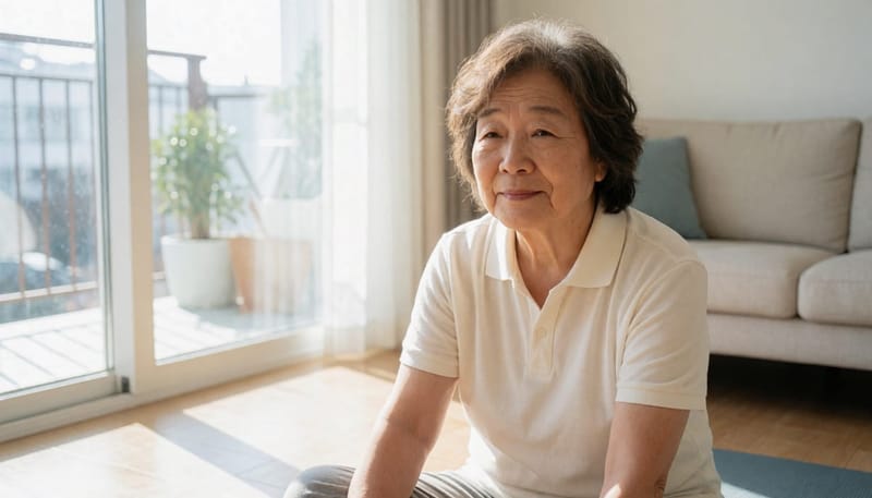 통증이 가라앉은 뒤 시행하는 가벼운 허리 스트레칭