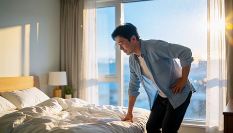 호원동 허리통증, 앉았다 일어설 때 뜨끔하다면