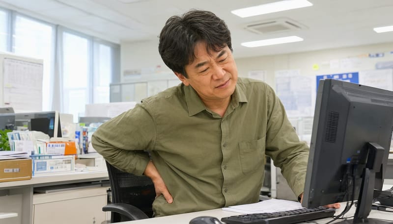 오래 앉아 있다가 일어설 때 허리 통증을 느끼는 순간