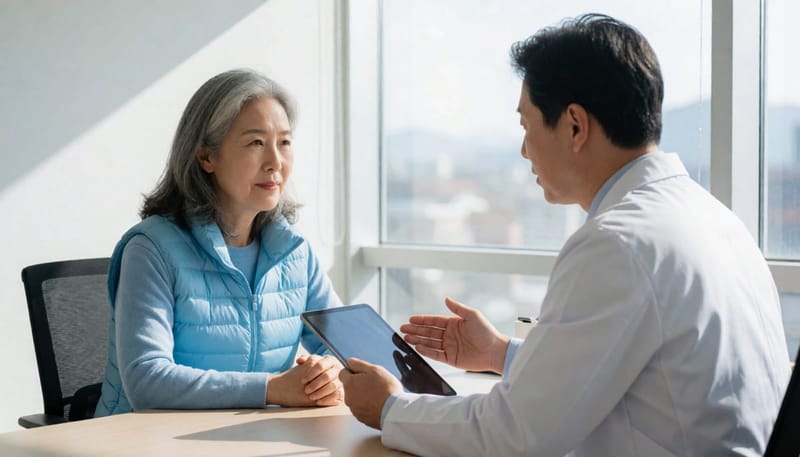 피로의 원인과 정도에 따라 보존적 관리와 주사 치료 중 더 맞는 방법이 달라집니다.