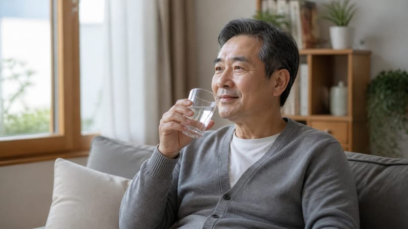 충분한 수면과 수분 섭취는 정맥 수액 없이도 컨디션 회복의 기본이 되는 관리법입니다.