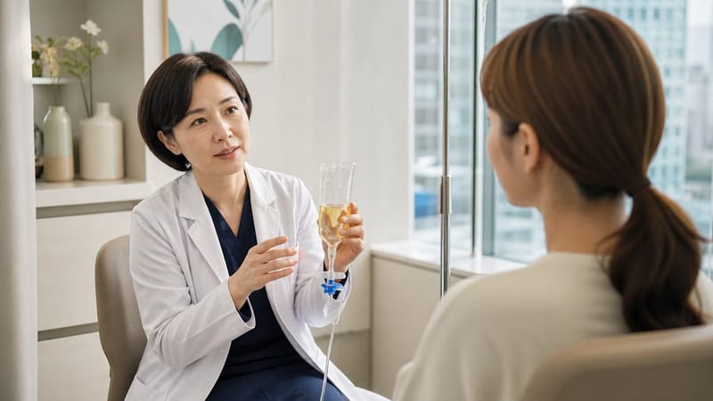 면역글로불린 주사와 비타민 정맥주사는 목적과 근거 수준이 다릅니다.