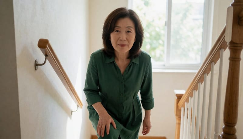 방치된 인대 통증은 계단을 오르내릴 때 더 뚜렷하게 느껴집니다