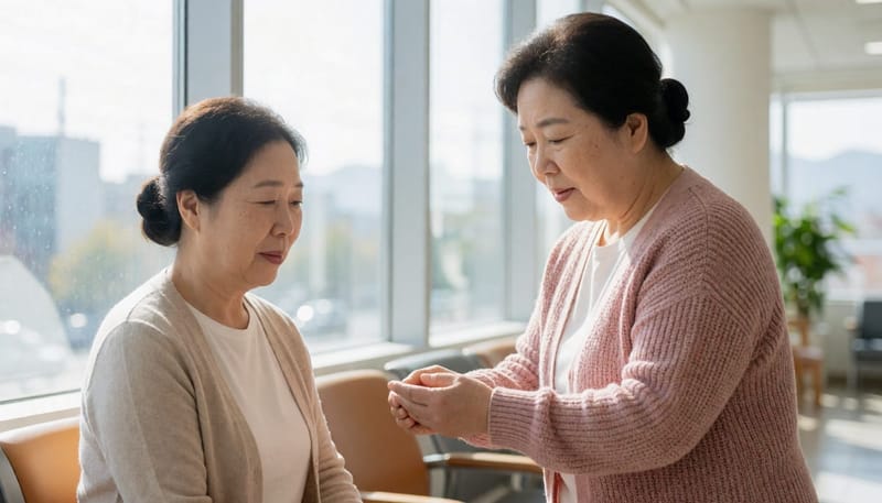 통증이나 발적이 동반되면 진료를 받아보는 것이 필요합니다.