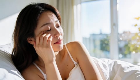 환절기 아침 눈곱이 실처럼 길게 늘어져요, 정상 기준과 검사비