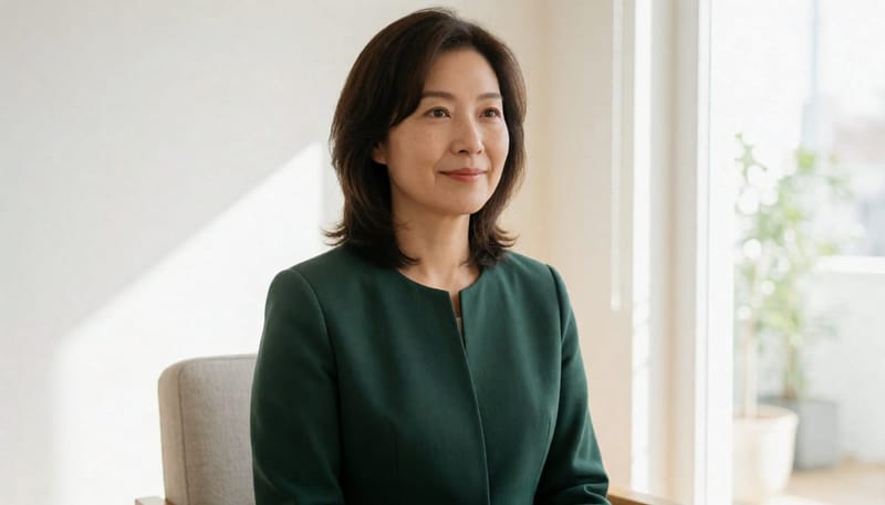 앉아서 발목 펌프 운동을 하며 예방을 실천하는 30대 여성