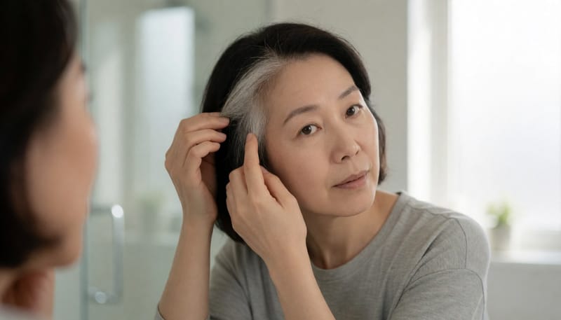 며칠 새 머리카락이 갑자기 하얗게 세요? 지금 봐야 할 신호