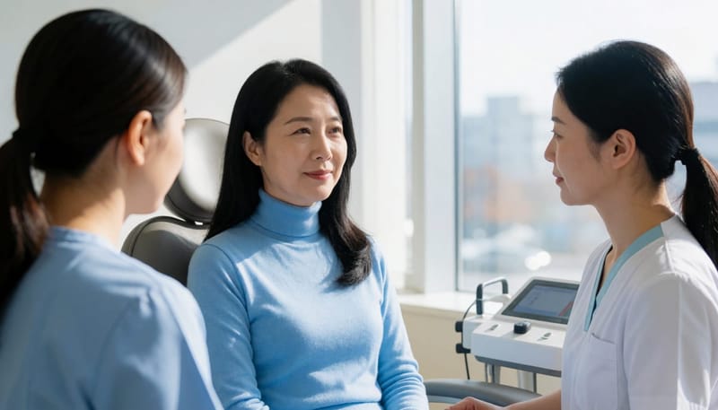 비강 내시경 검사는 마취 없이 외래에서 바로 진행할 수 있습니다
