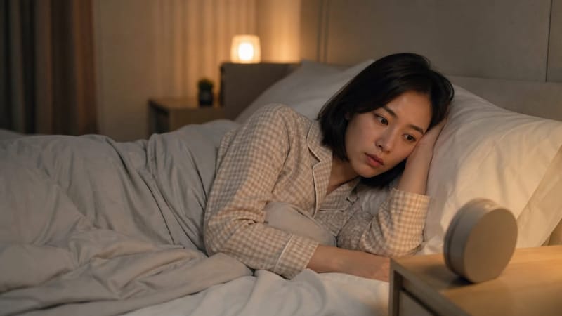 불면증은 며칠 이상 반복되는 수면장애로, 방치하면 낮 동안의 기능까지 영향을 받을 수 있습니다.