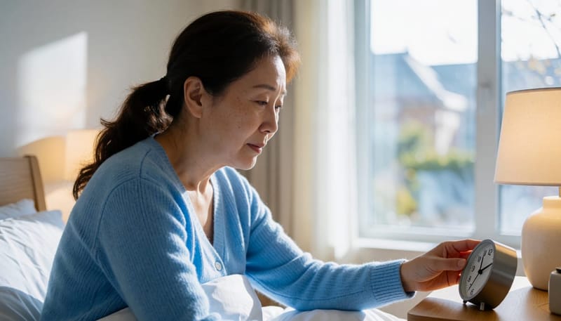 늦은 밤까지 뒤척이는 시간이 길어진다면 불면증을 의심해볼 수 있습니다.