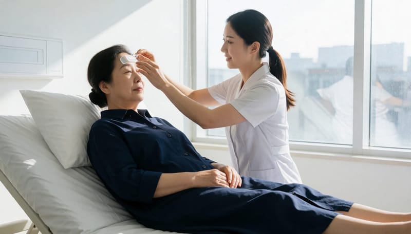 수면다원검사는 밤새 뇌파와 호흡 등을 측정하는 1박 과정으로 진행됩니다
