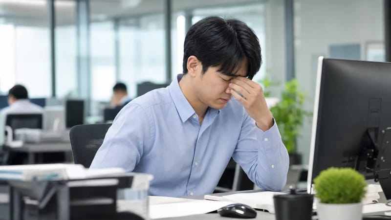 실내 근무가 많은 직장인이라면 오후 무렵 코막힘으로 인한 피로감을 자주 느낄 수 있습니다.