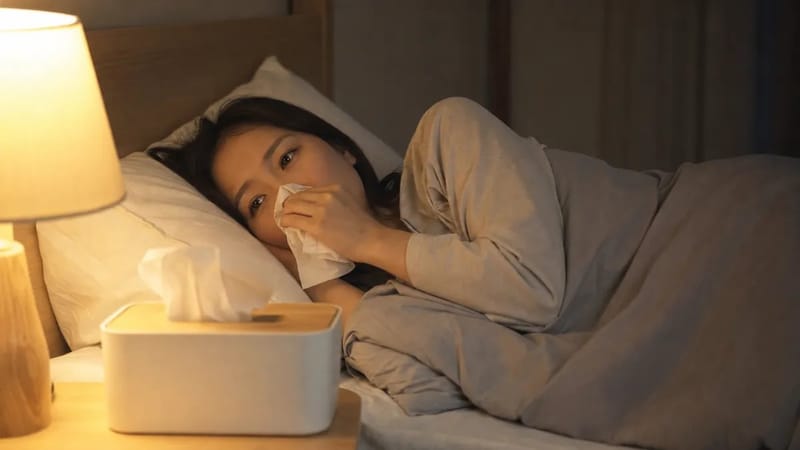 코막힘이 심해지면 밤사이 잦은 뒤척임으로 다음날 컨디션에까지 영향을 줄 수 있습니다.