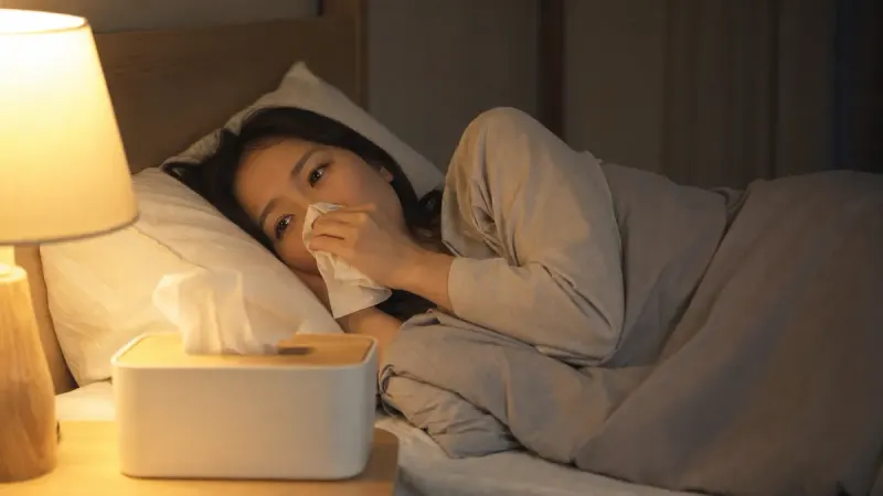 코막힘이 심해지면 밤사이 잦은 뒤척임으로 다음날 컨디션에까지 영향을 줄 수 있습니다.