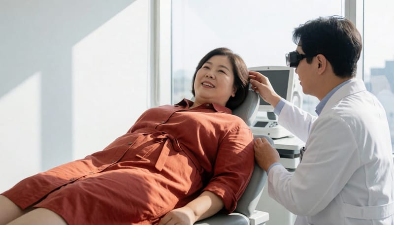 두위안진검사로 안진의 방향과 지속시간을 확인하는 과정입니다.