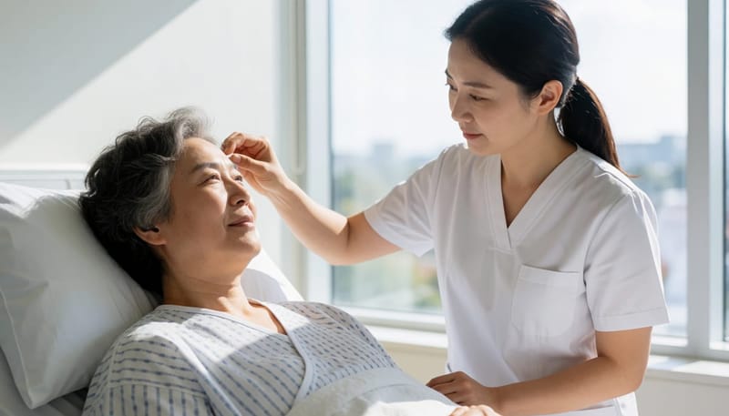 수면다원검사에서 몸에 부착하는 센서들