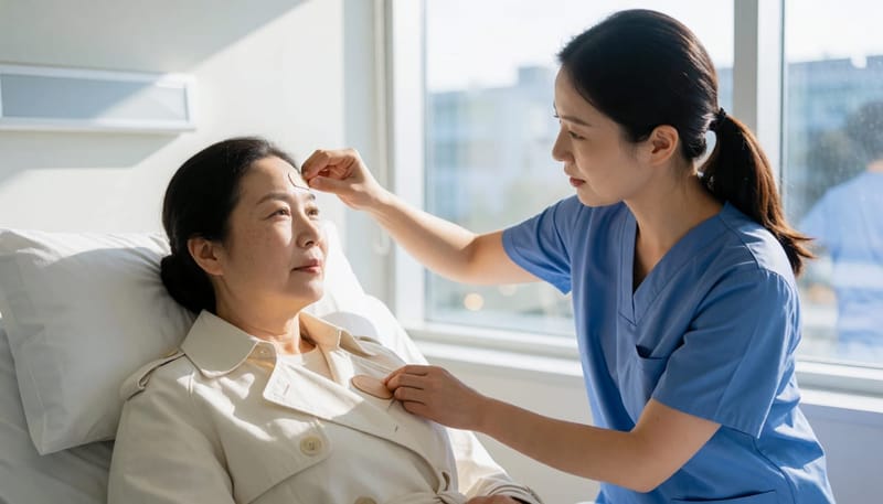 수면다원검사는 하룻밤 동안 뇌파와 호흡, 산소포화도 등을 함께 기록하는 검사입니다.