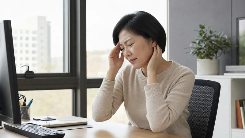 회전성 어지럼증과 함께 귀 먹먹함이 반복된다면 증상의 양상을 살펴볼 필요가 있습니다.