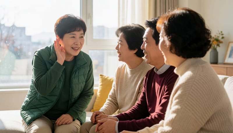 청력 변화를 방치하면 대화 자체를 피하게 되는 경우가 늘어납니다