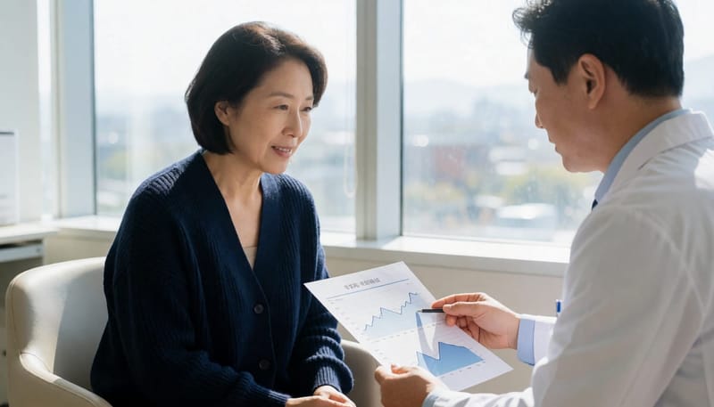 검사 결과를 바탕으로 보존적 관리와 양압기 치료 중 방향을 정하게 됩니다.