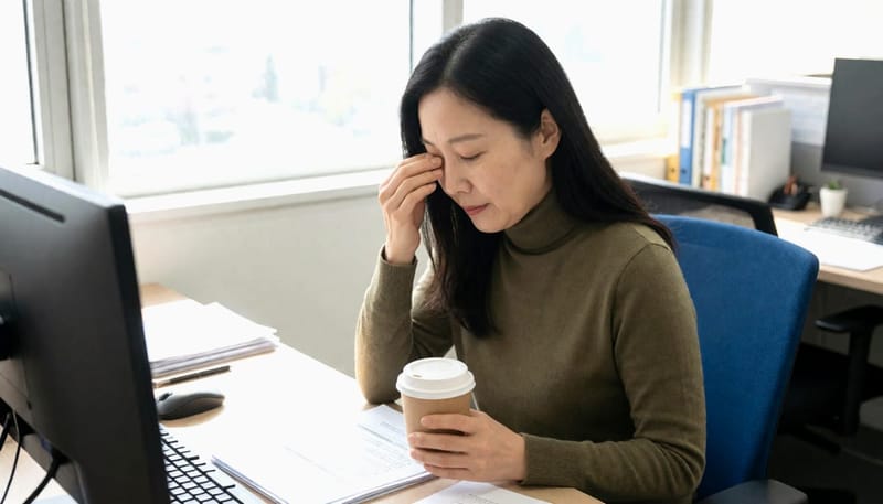 인계동 직장인들도 흔히 겪는 주간 졸림 증상