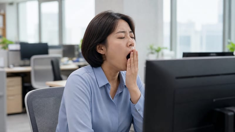 낮 동안 반복되는 졸음은 수면무호흡증의 신호일 수 있습니다