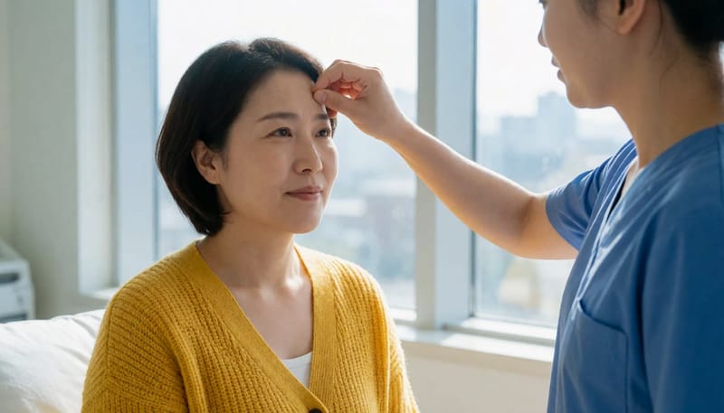 수면다원검사는 뇌파와 호흡, 산소포화도를 밤새 함께 기록합니다.