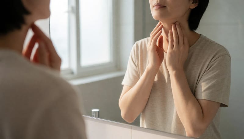 목 앞이 볼록하게 만져지는데, 초음파 비용부터 관리법까지