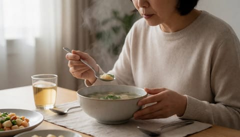 뜨거운 국물만 먹어도 얼굴이랑 목이 벌겋게 달아올라요 지금 봐야 할 신호