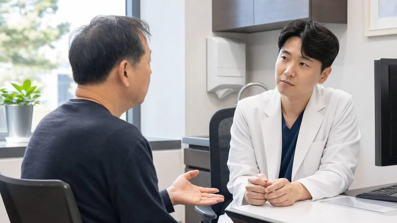 진료 중 흔한 오해에 대해 바로잡아 주는 상담 장면을 담았습니다.