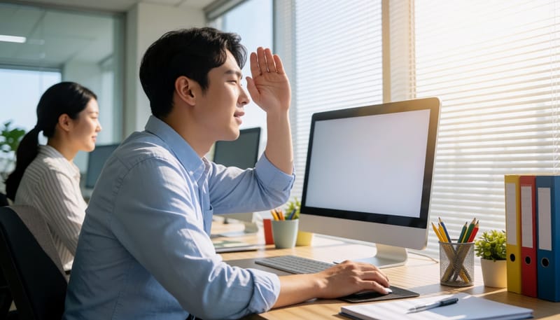 눈이 빨갛고 침침한데 햇빛 보기도 힘들어요, 방치하면 안 되는 이유
