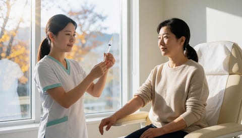 환절기 접종 시즌, 독감·대상포진·폐렴구균 백신 한 번에 다 맞아도 될까요