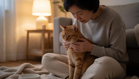 반려묘의 턱 밑 검은 덩어리, 단순 때가 아니라 ‘고양이 여드름’일 수 있다