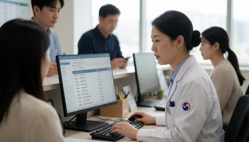 식품안전 정보를 조회하는 담당자