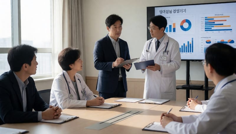 감염병 백신 연구 동향을 논의하는 전문가들의 모습