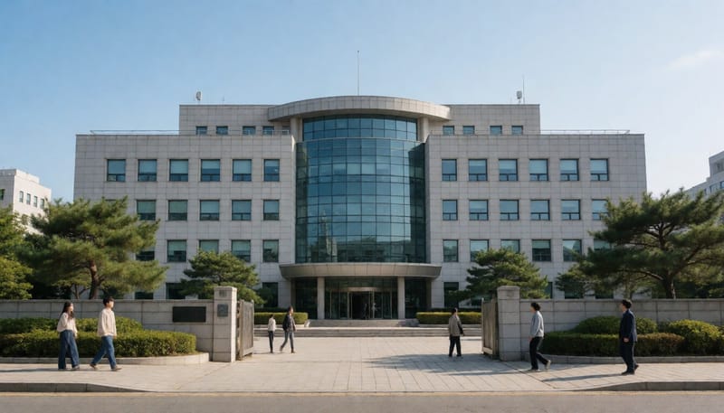 식약처 청사 전경을 담은 사진