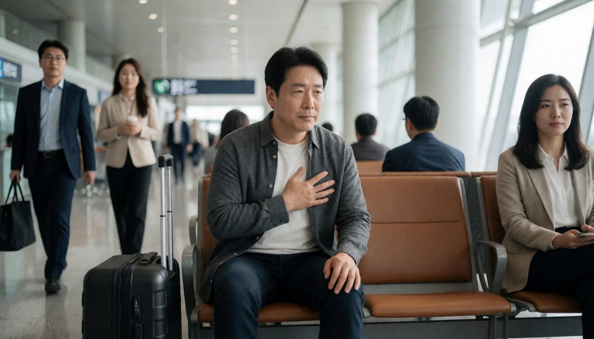 장거리 이동 뒤 다리 아닌 가슴 통증과 호흡곤란 챙겨야